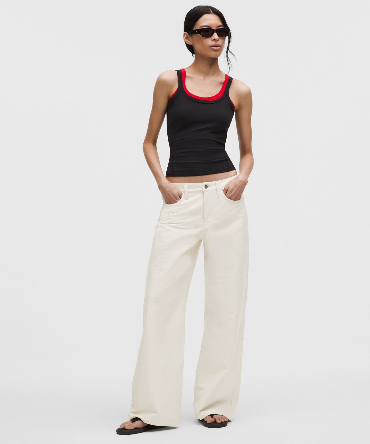 EasyFive Low-Rise Classic Wide-Leg PantRegular