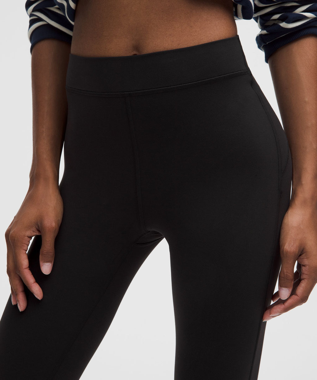 Groove High-Rise Notched-Hem Crop 15"
