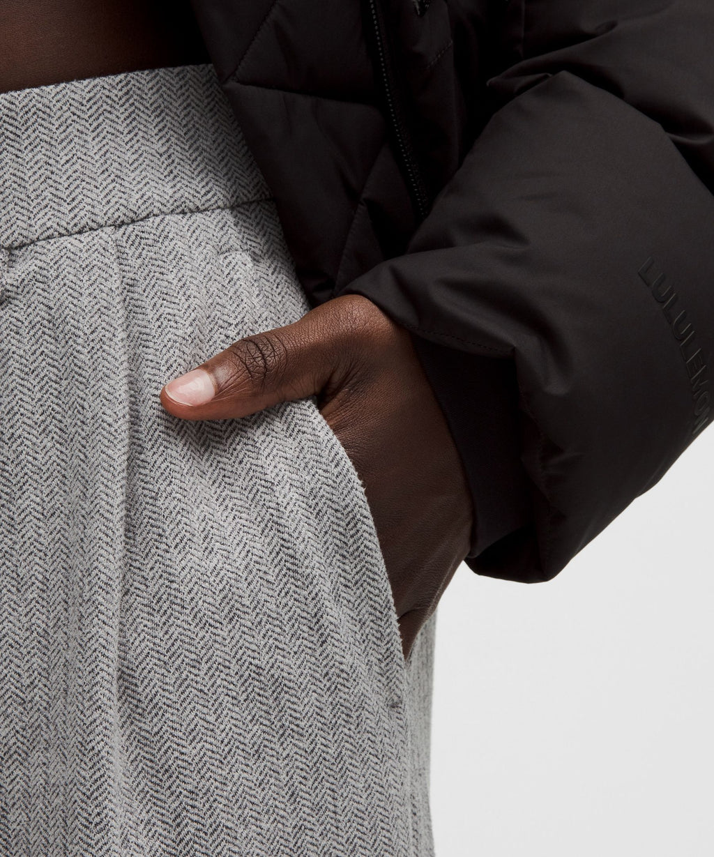 Daydrift High-Rise Wide-Leg Trouser RegularHerringbone