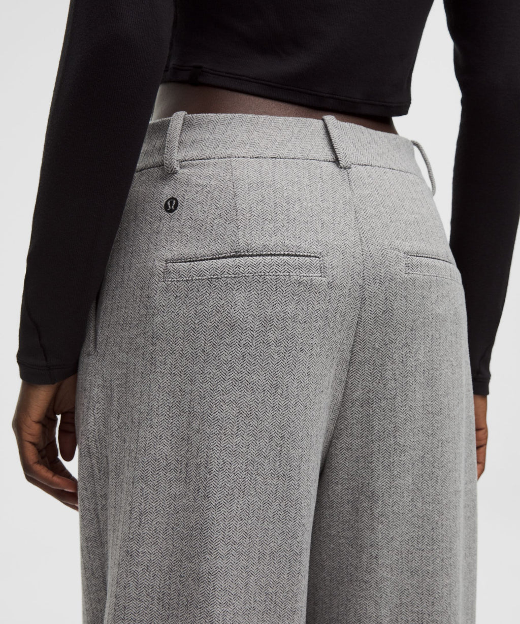 Daydrift High-Rise Wide-Leg Trouser RegularHerringbone