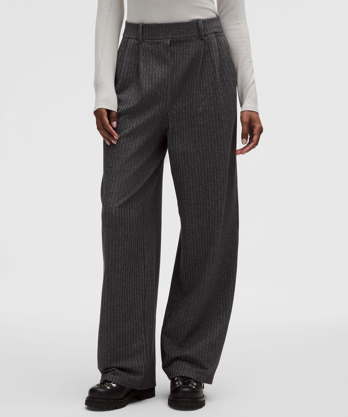 Daydrift High-Rise Wide-Leg Trouser RegularHerringbone