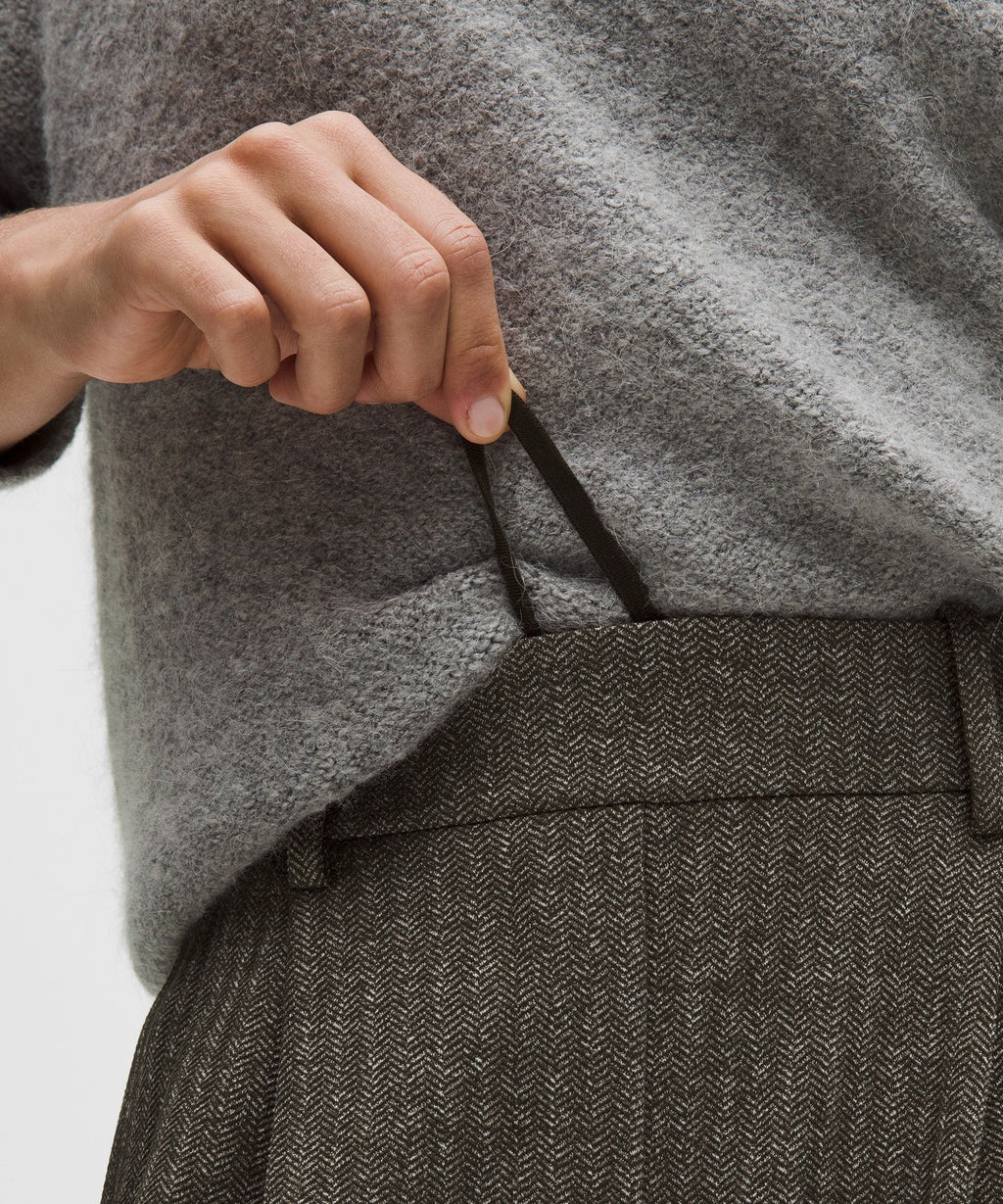 Daydrift High-Rise Wide-Leg Trouser ShortHerringbone
