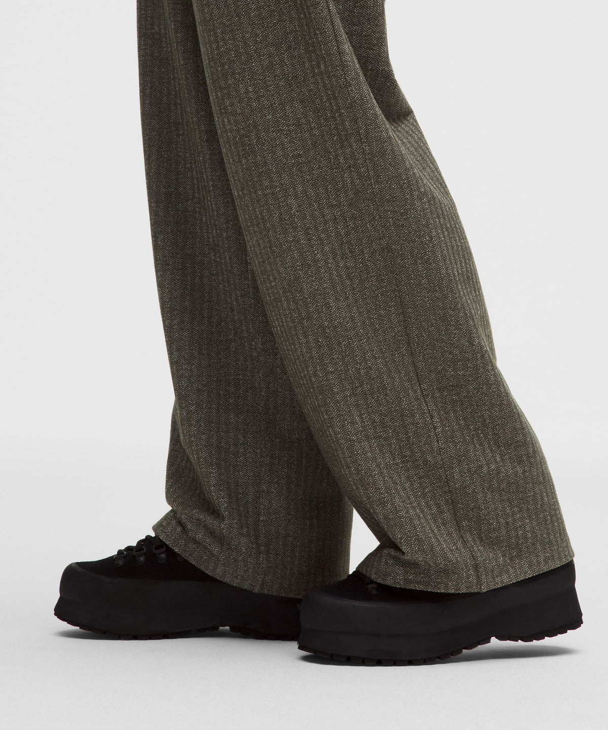 Daydrift High-Rise Wide-Leg Trouser ShortHerringbone