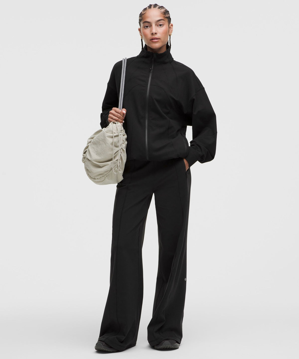 Define High-Rise Wide-Leg PantLuon