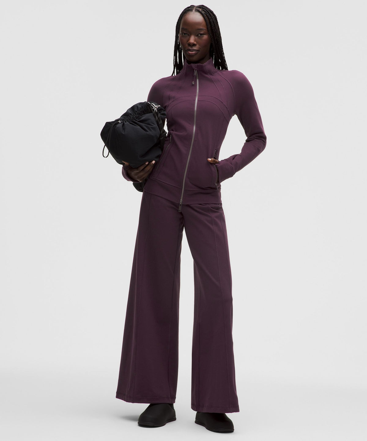 Define High-Rise Wide-Leg PantLuon