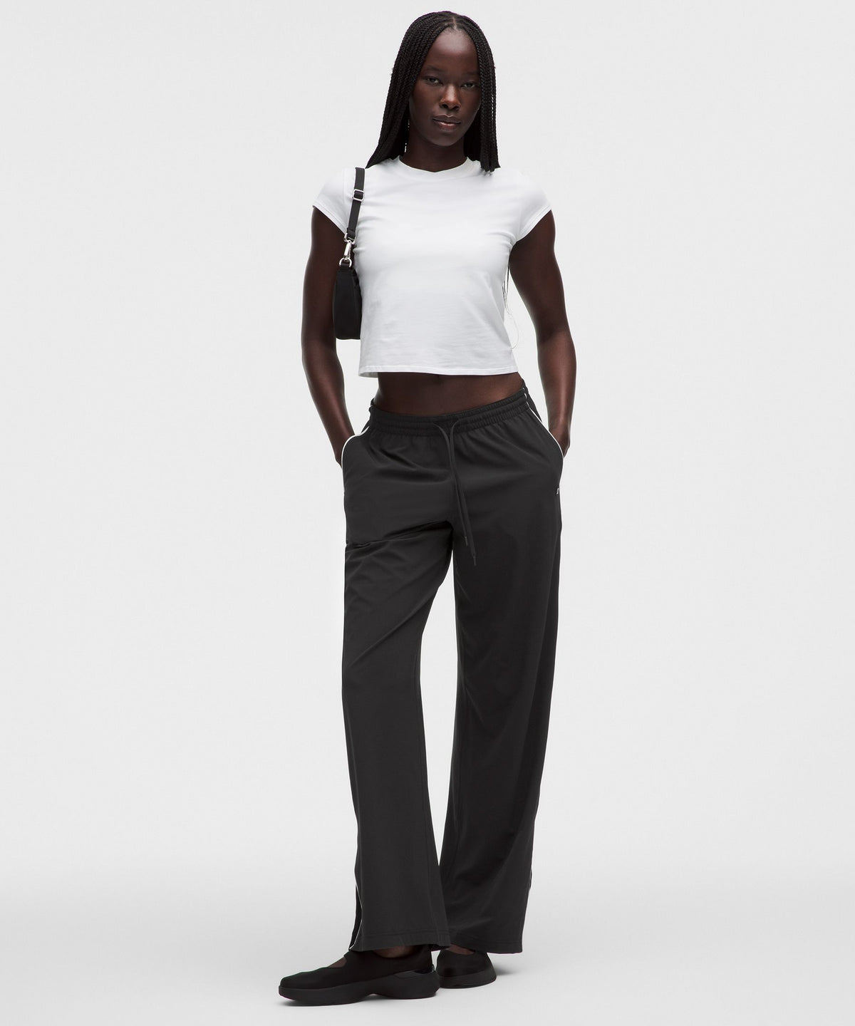 Court Rival Wide-Leg Track Pant RegularStitched Logo
