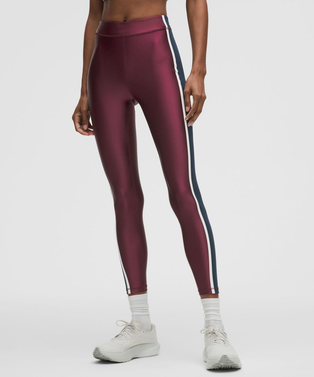 Satin Shine High-Rise Tight 25"Stripe