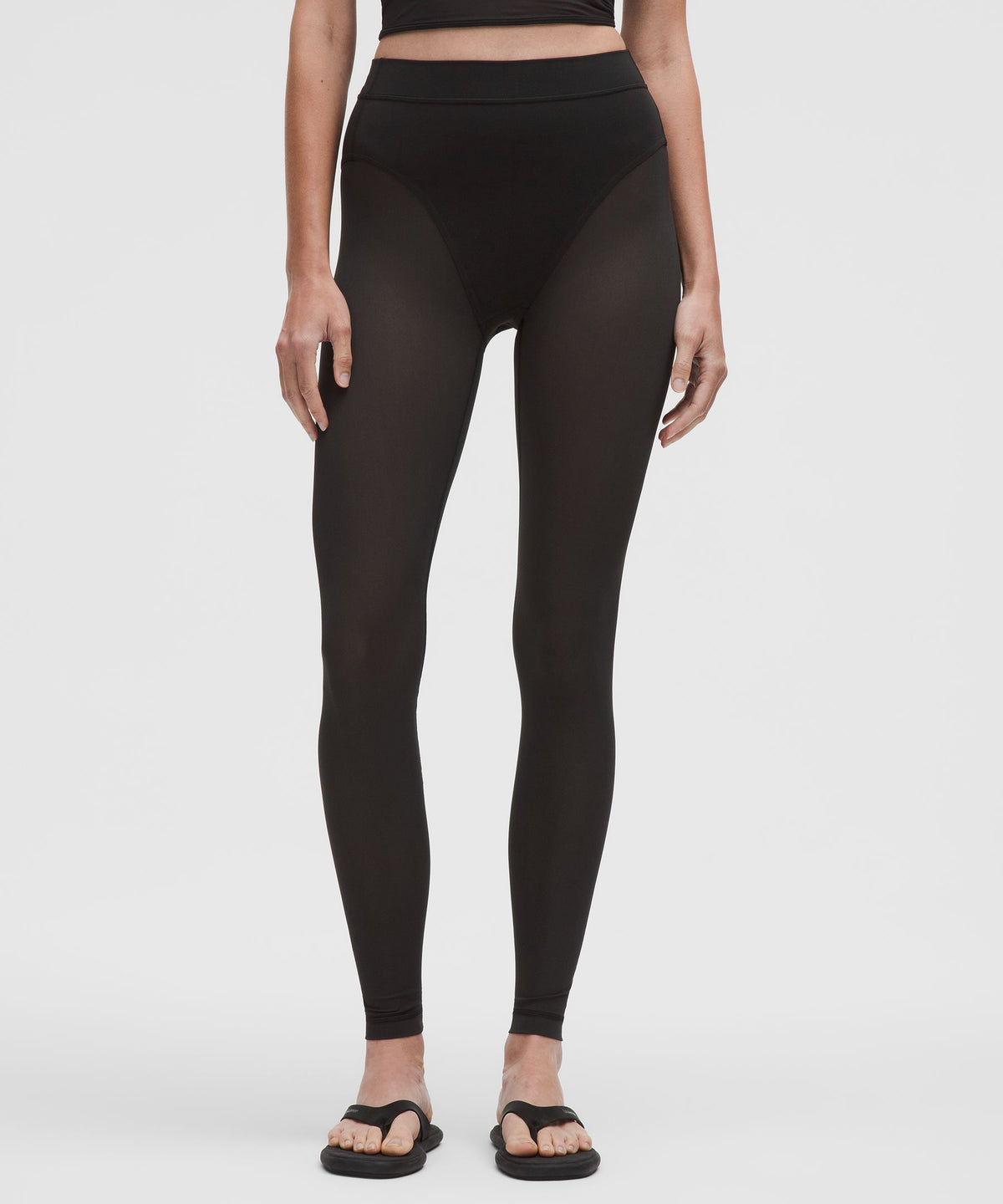 Nulu High-Rise Mesh-Leg Tight 28"