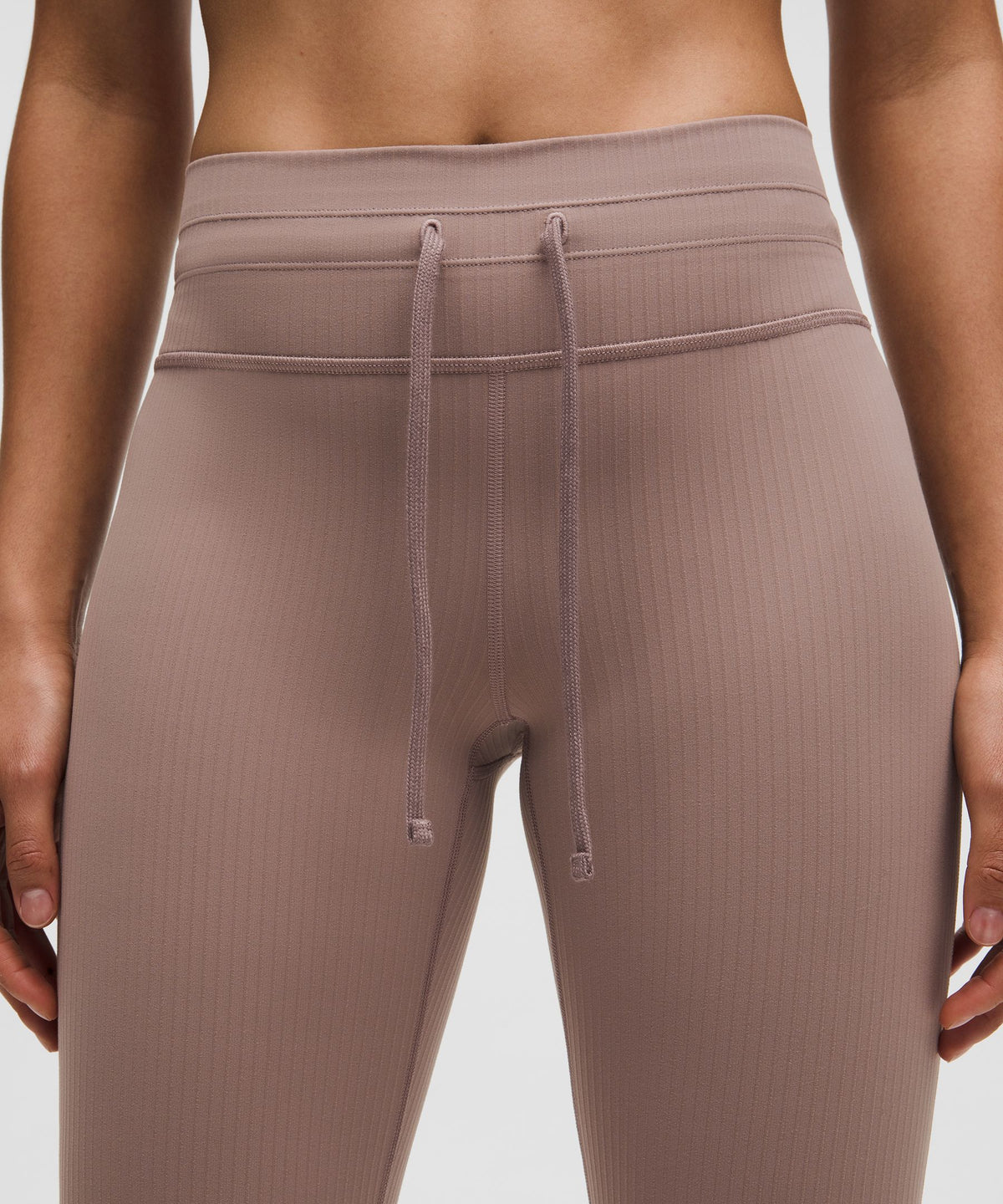 Groove High-Rise Ribbed Wide-Flare Pant
