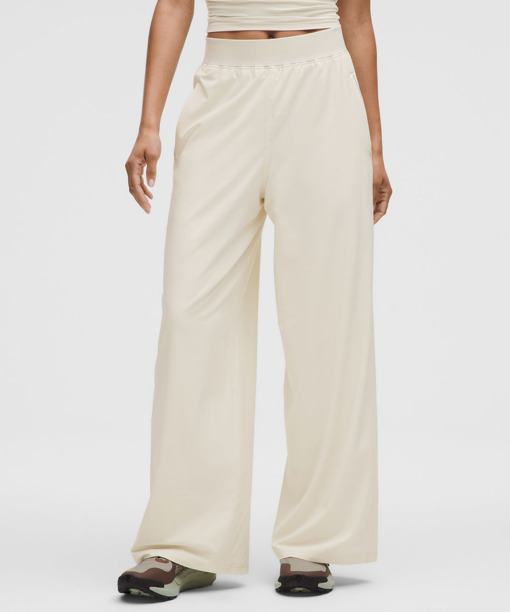 Swift High-Rise Wide-Leg PantLogo Waistband