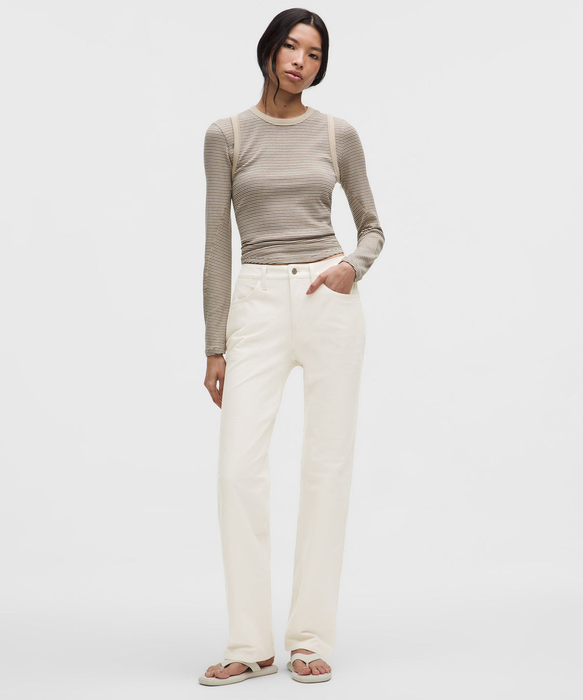 EasyFive Mid-Rise Relaxed-Straight PantTall