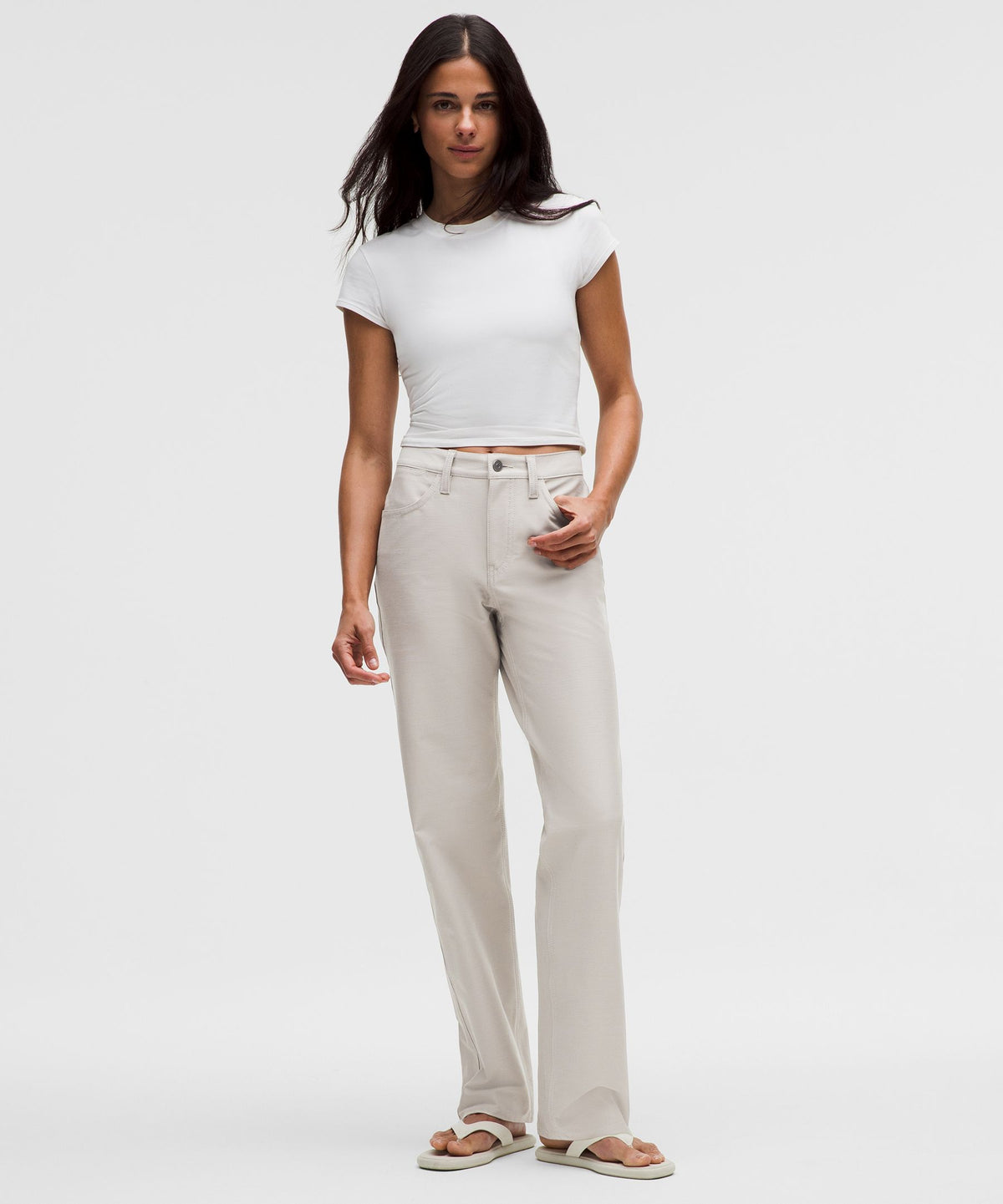 EasyFive Mid-Rise Relaxed-Straight PantTall