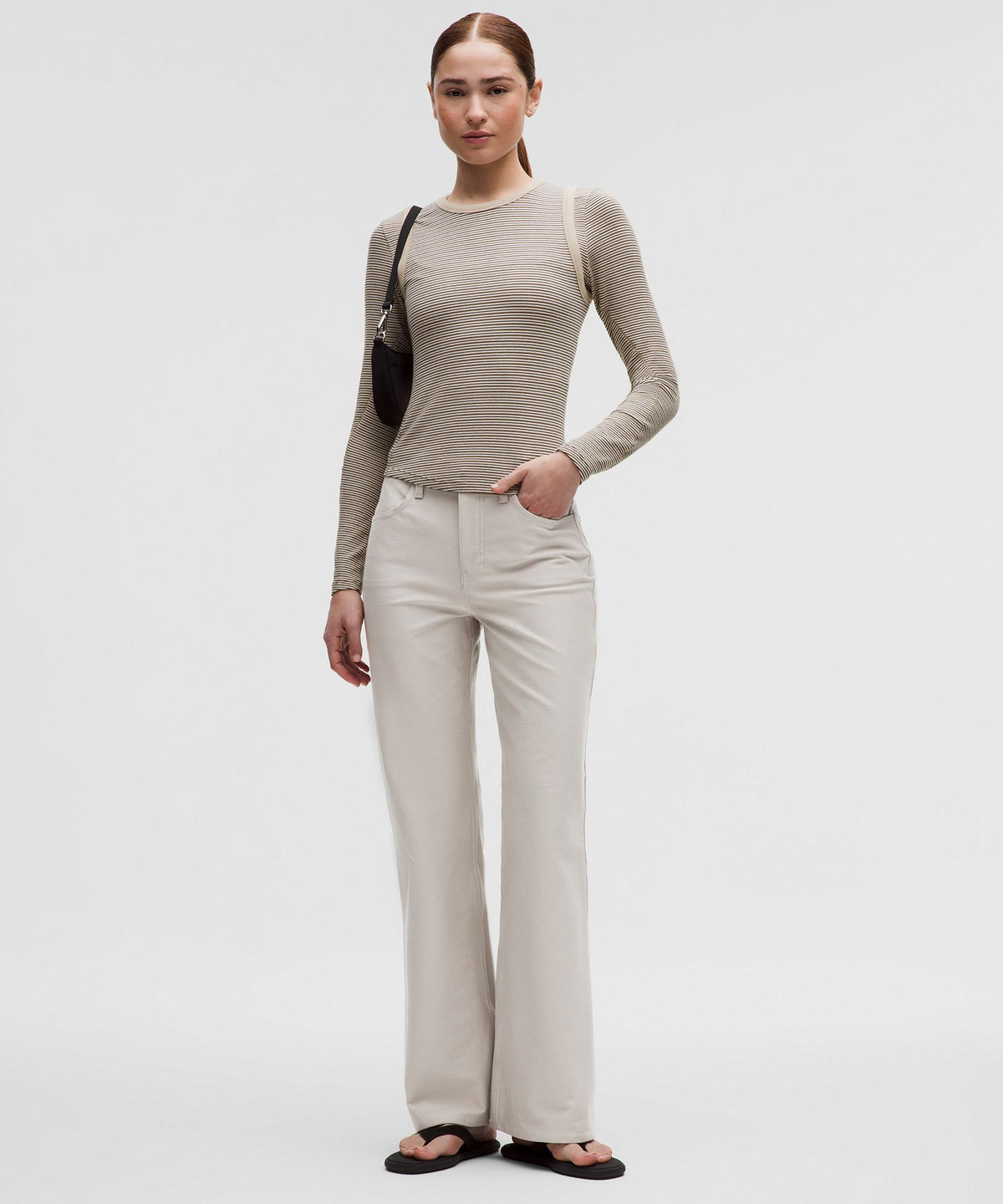 EasyFive High-Rise Subtle-Flare PantShort