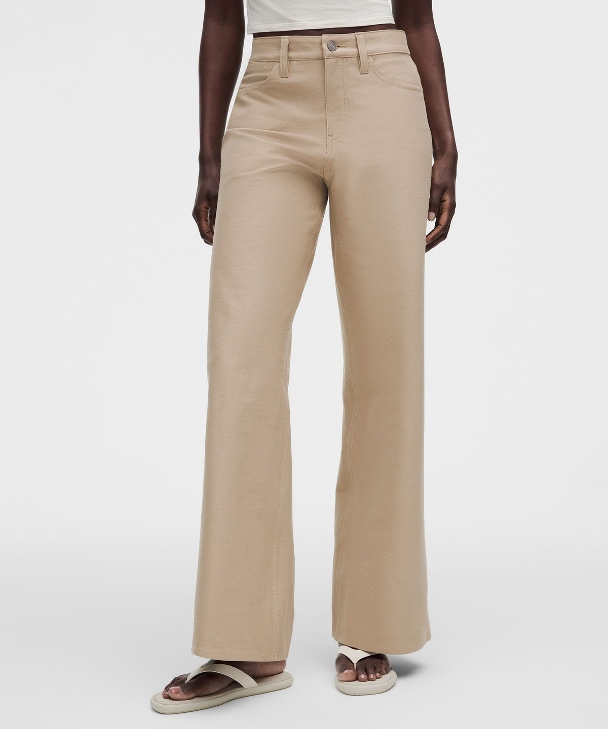 EasyFive Low-Rise Classic Wide-Leg PantShort