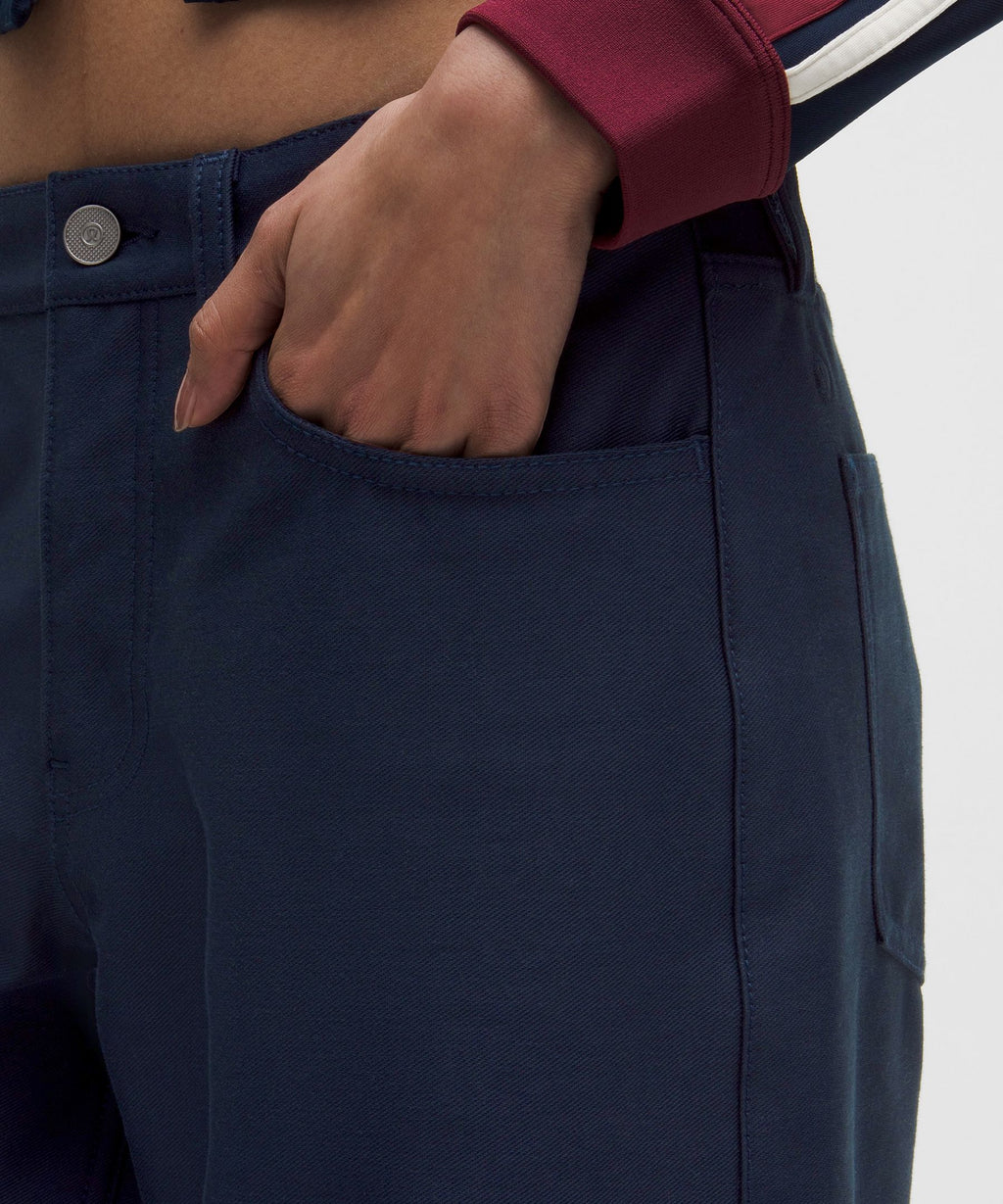 EasyFive Low-Rise Classic Wide-Leg PantShort