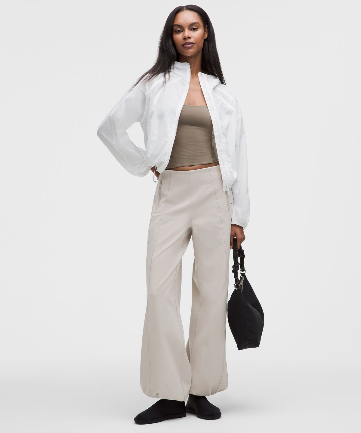 Define High-Rise Wide-Leg PantLuon