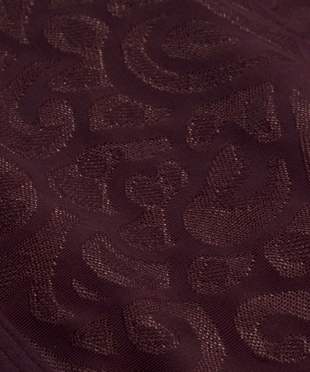 Paisley Lace Overlay Tight 25"