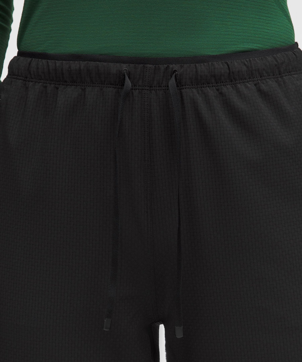 Textured Mesh High-Rise Running Pant