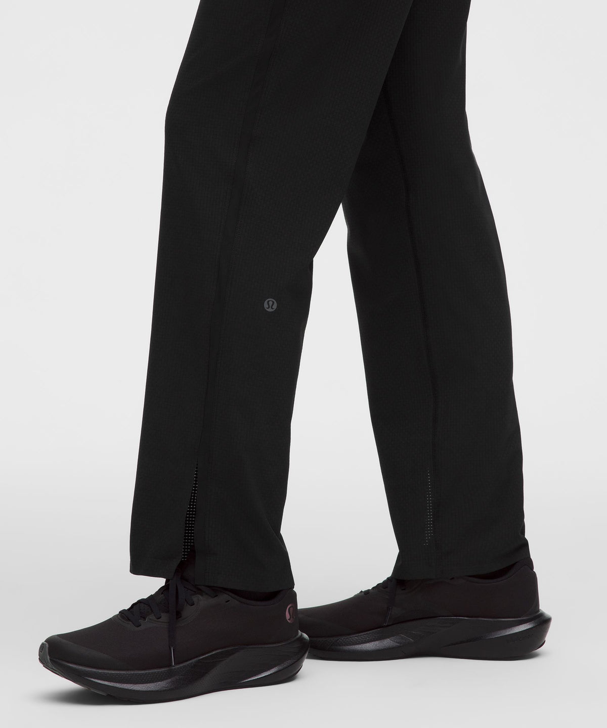 Textured Mesh High-Rise Running Pant