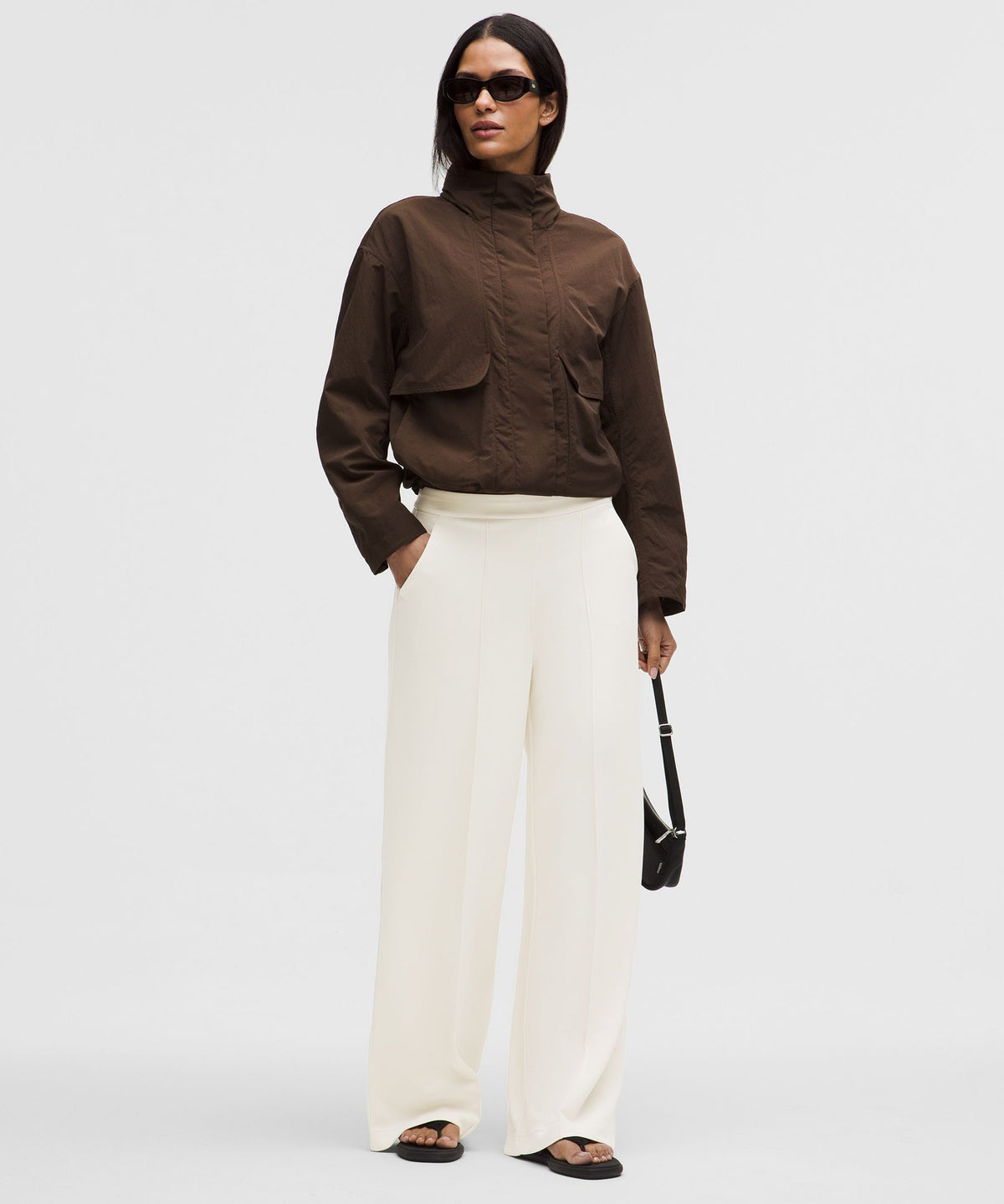 Softstreme Pintuck High-Rise Wide-Leg PantRegular