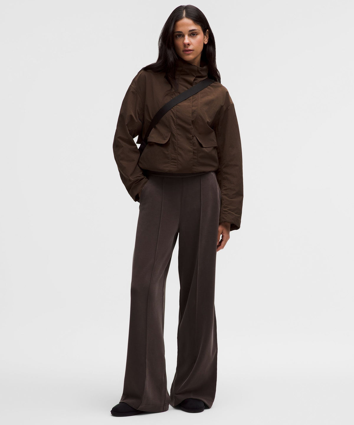Softstreme Pintuck High-Rise Wide-Leg PantRegular