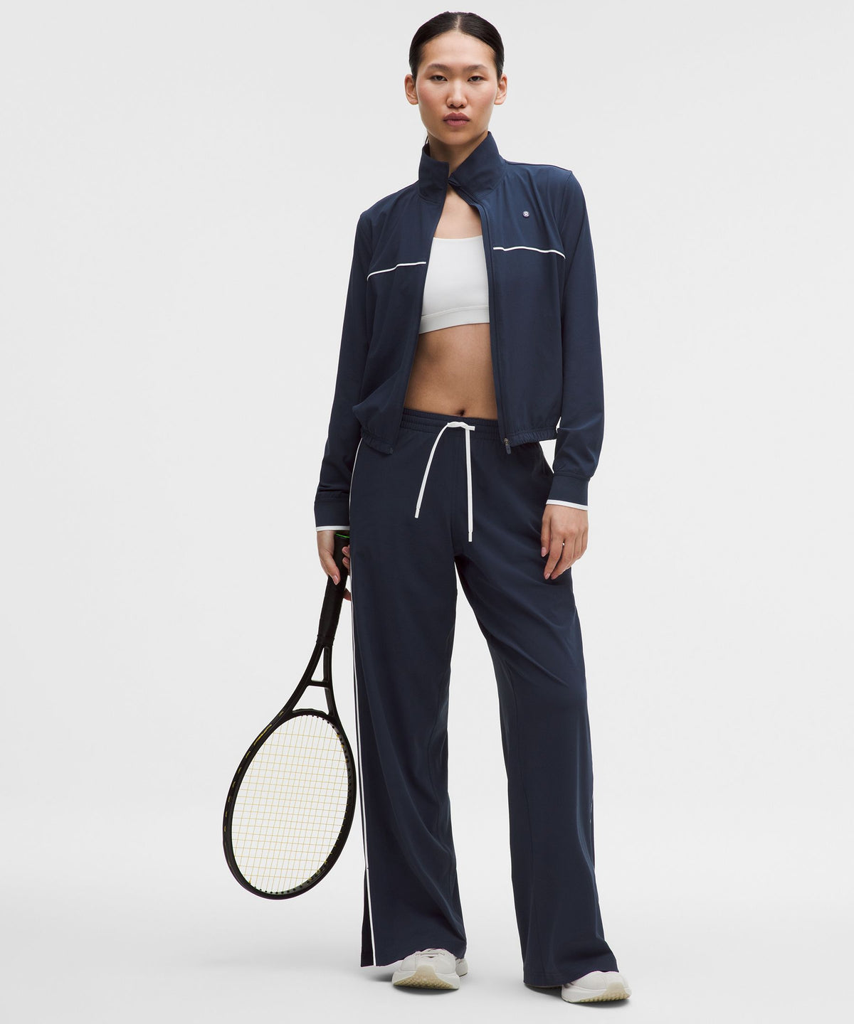 Court Rival Wide-Leg Track Pant RegularContrast Drawcord