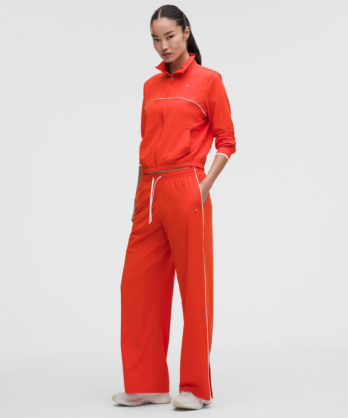 Court Rival Wide-Leg Track Pant RegularContrast Drawcord