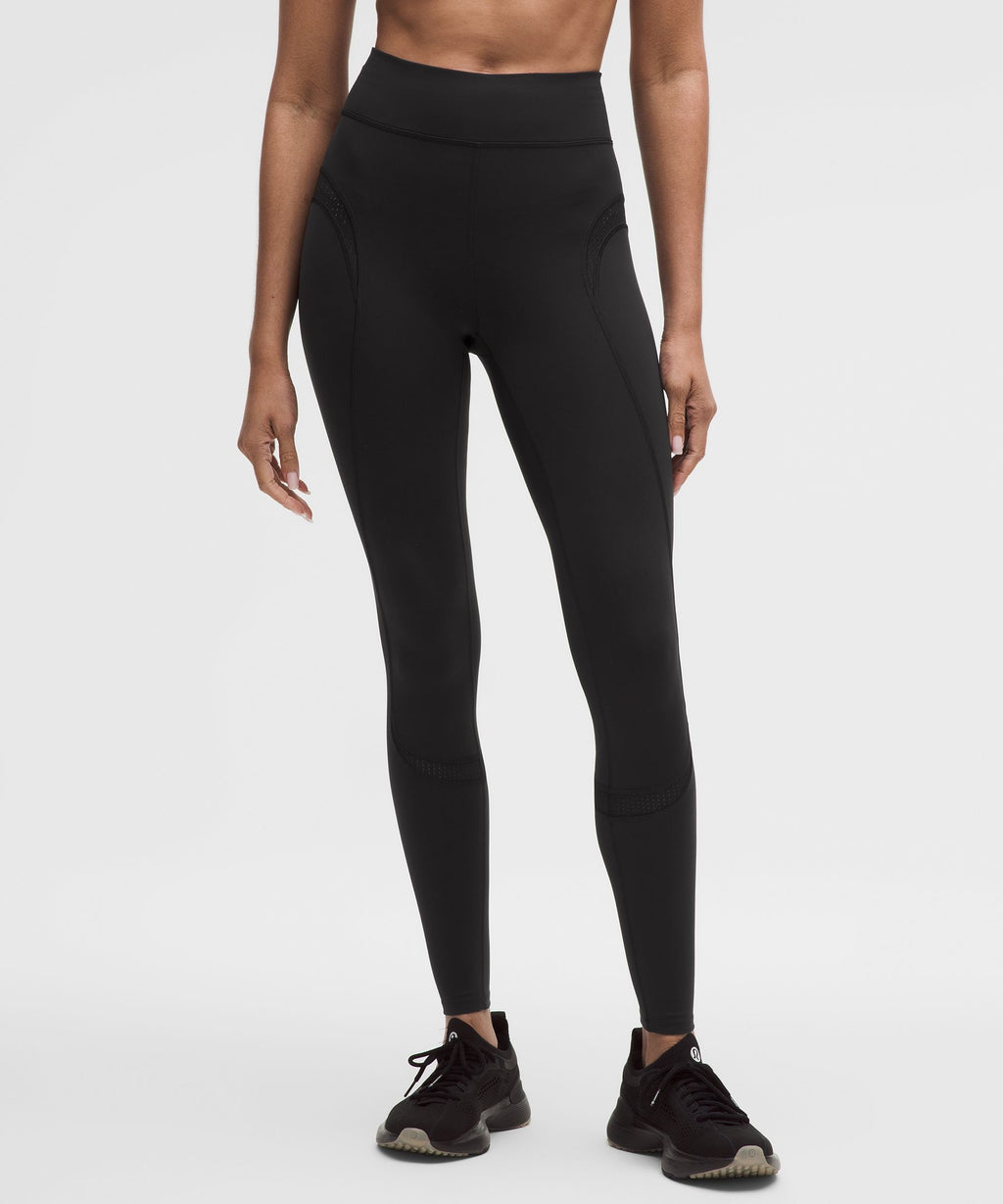 Mesh Panelled High-Rise Tight 28"SLNSH Collection