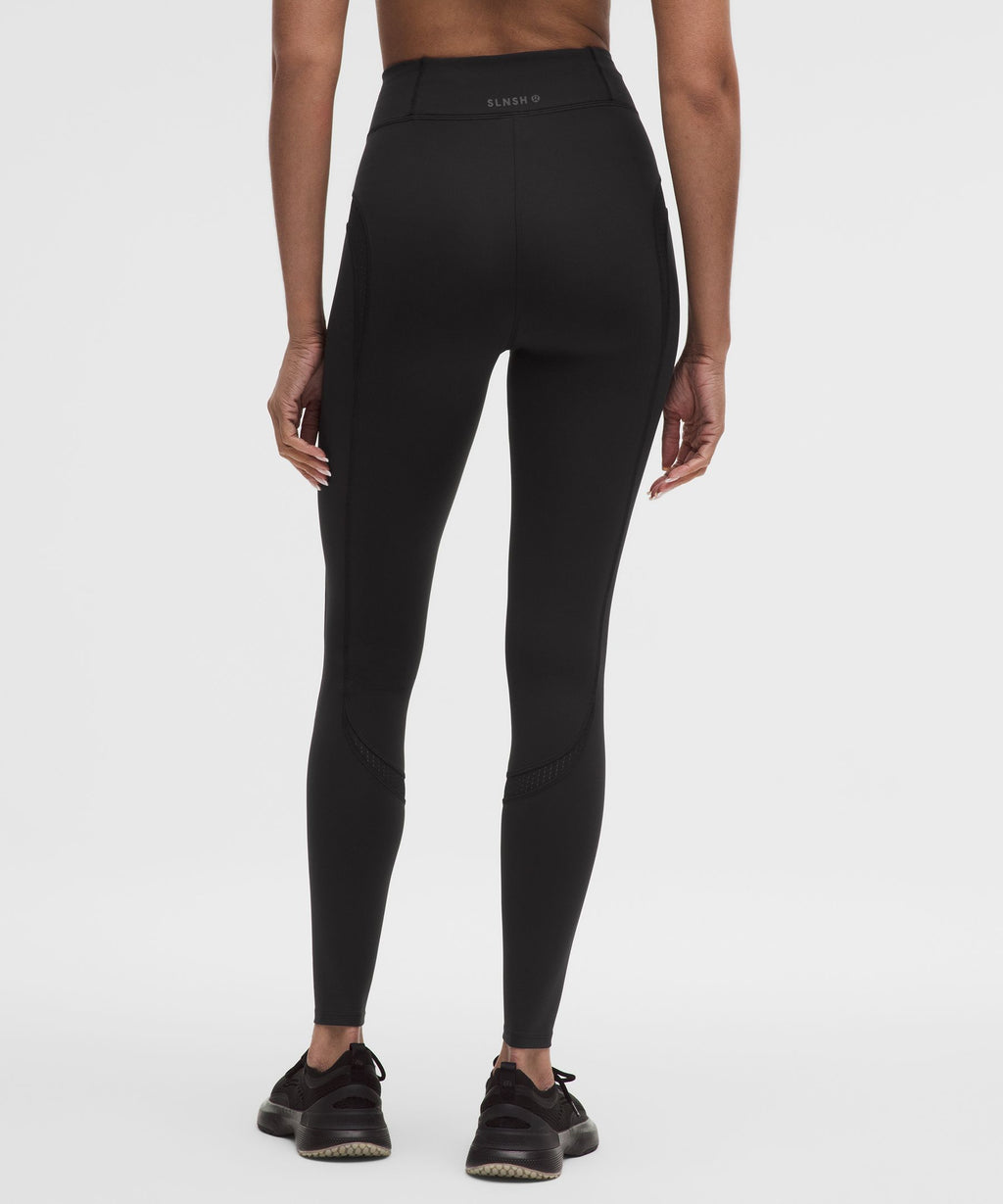 Mesh Panelled High-Rise Tight 28"SLNSH Collection