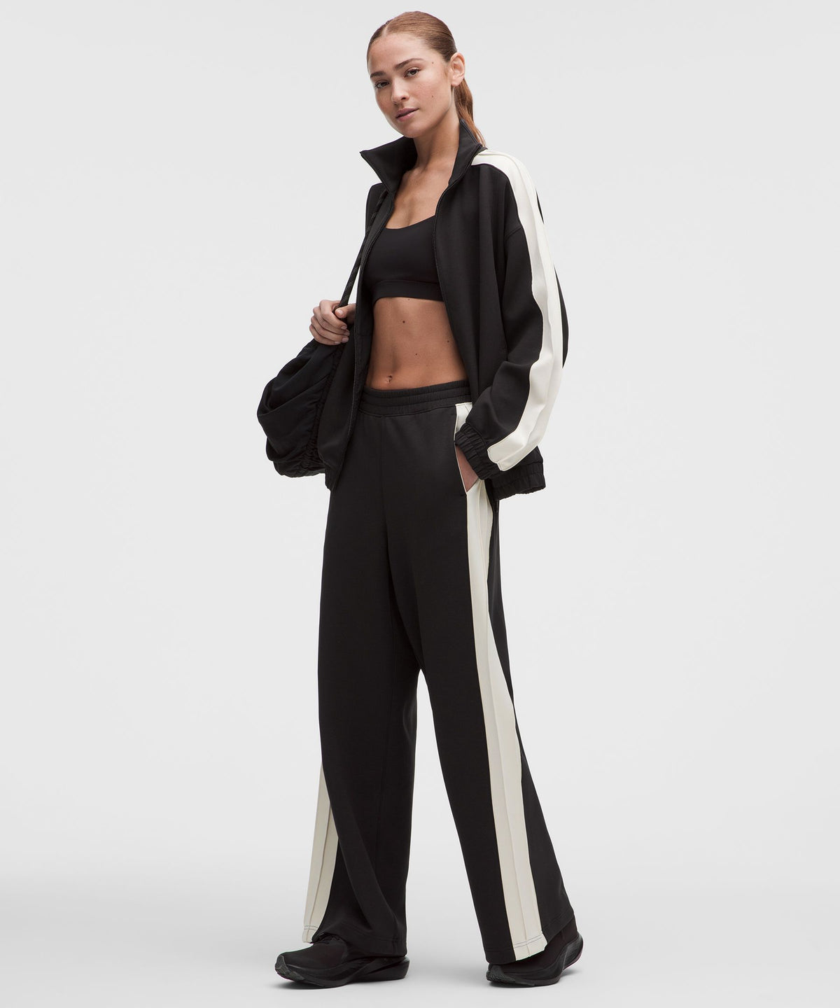 Double-Knit High-Rise Pant