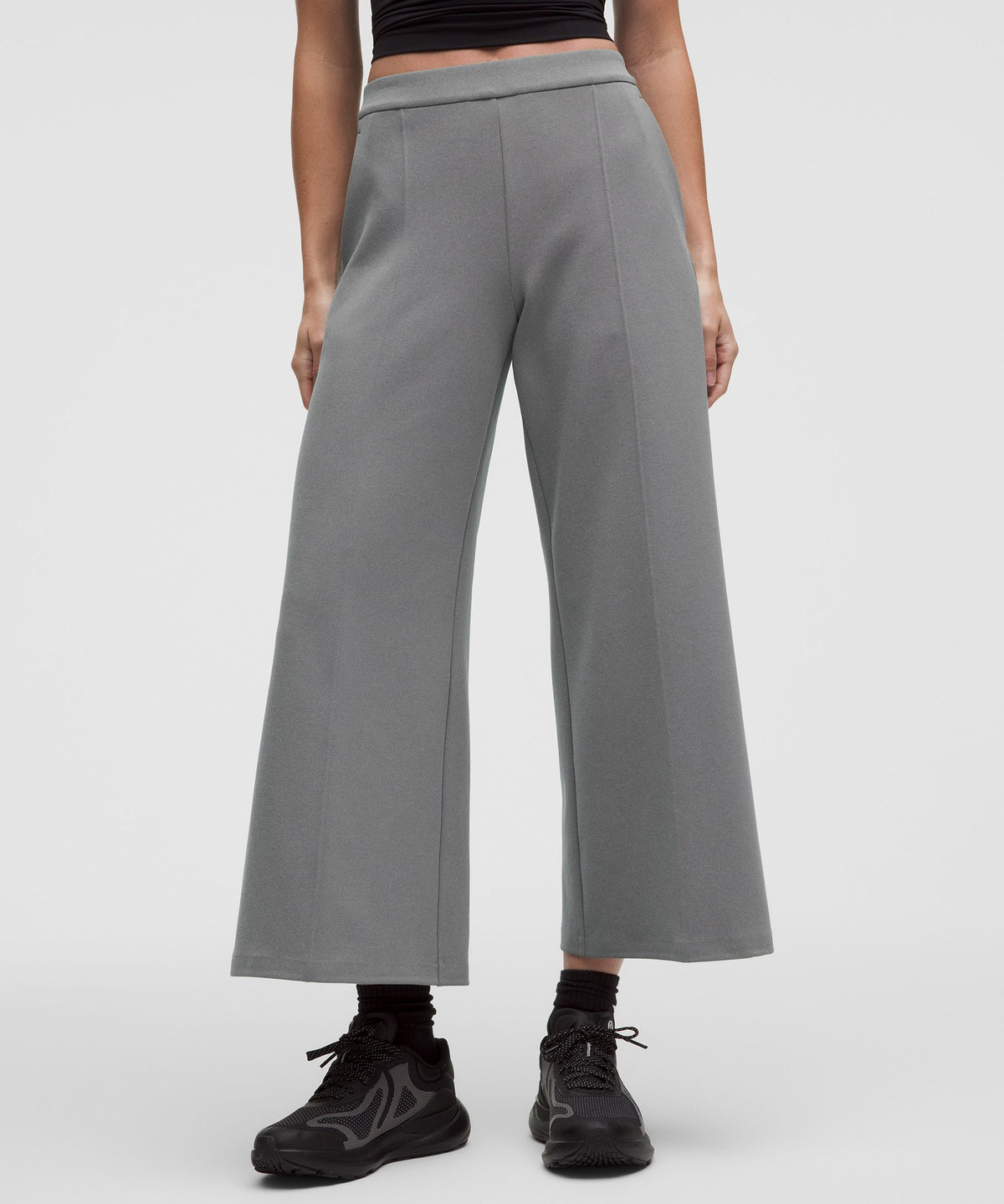 Daydrift Mid-Rise Cropped Wide-Leg TrouserTwill