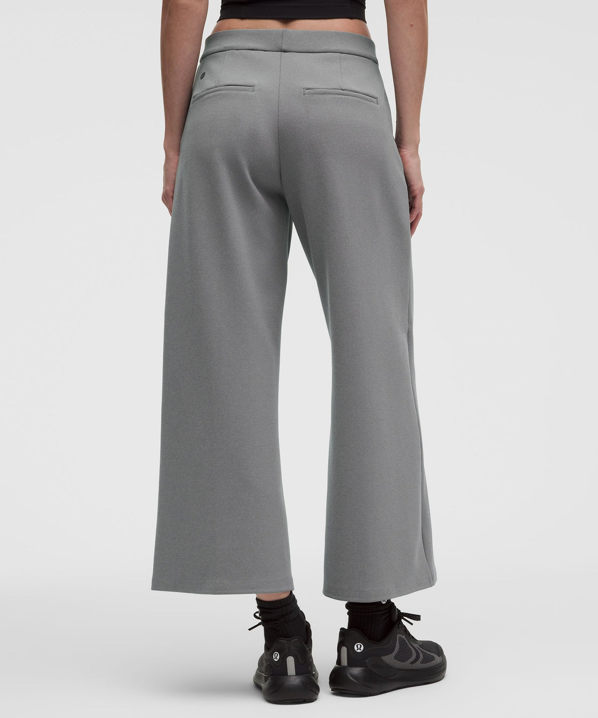Daydrift Mid-Rise Cropped Wide-Leg TrouserTwill