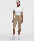 High-Rise Golf Pull-On Cropped Pant 16"