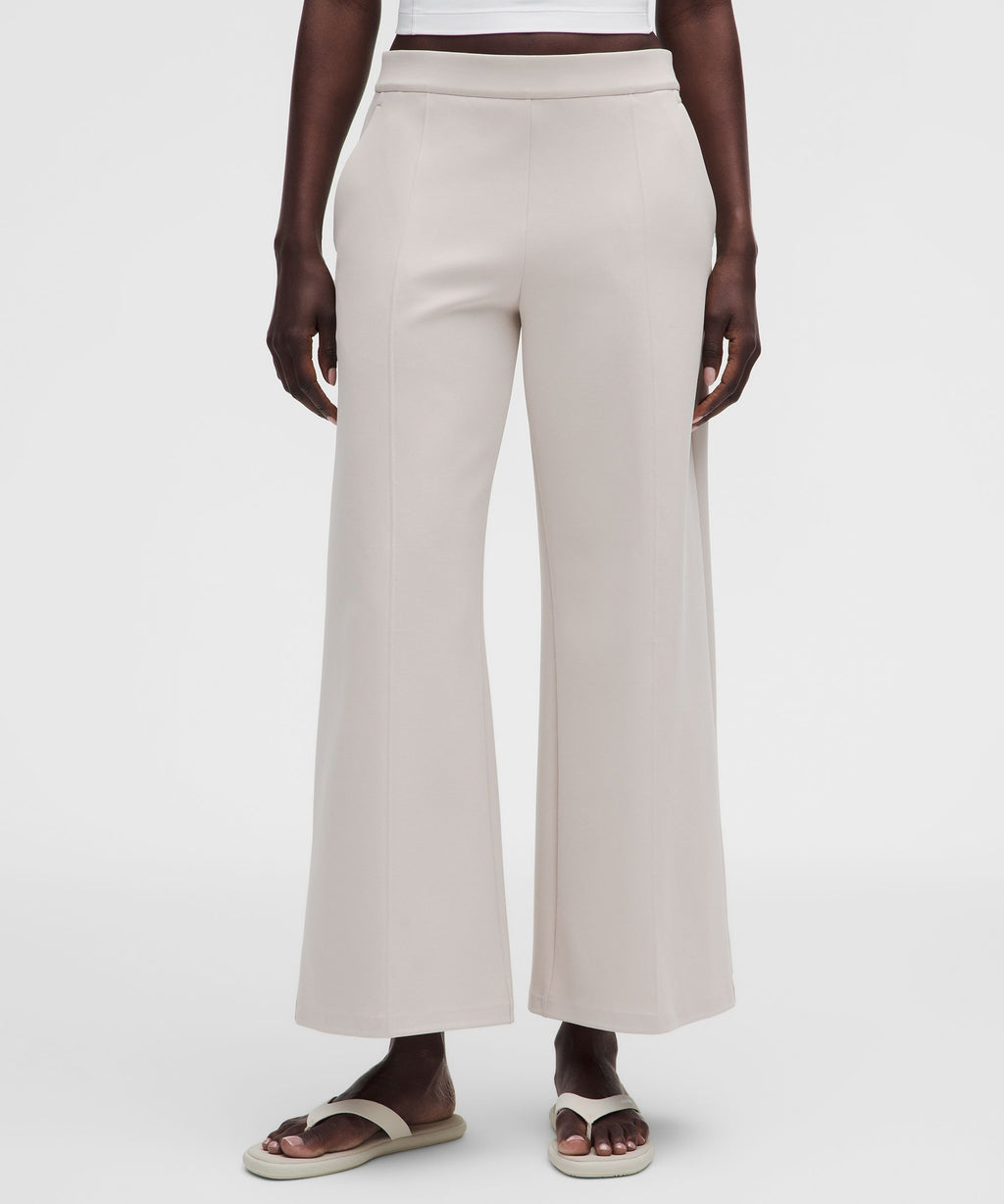 Daydrift Mid-Rise Cropped Wide-Leg TrouserTwill