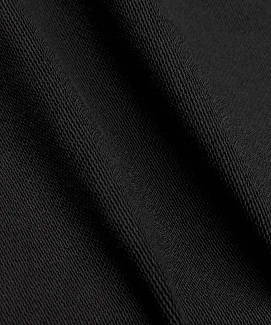 French Terry Mid-Rise Wide-Leg Pant