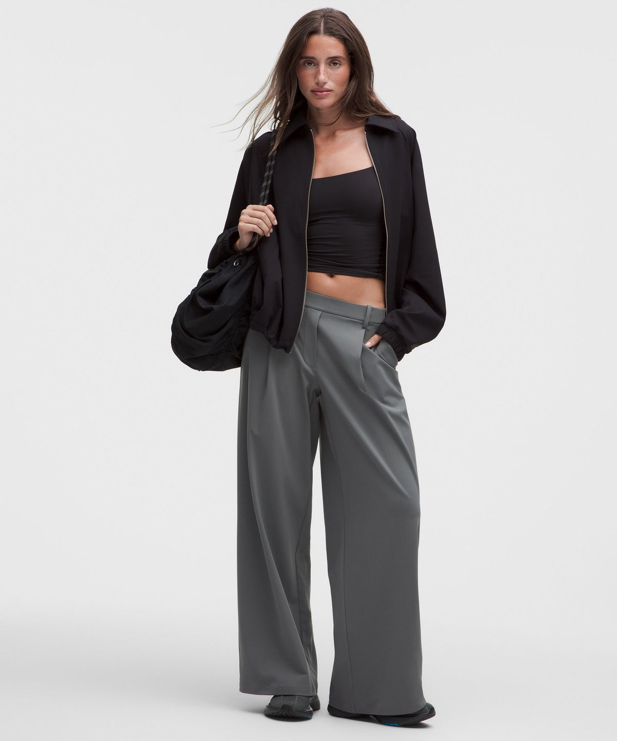 Daydrift Low-Rise Extra-Wide Leg TrouserShort