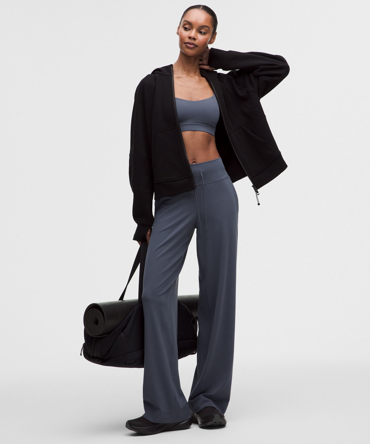 Groove High-Rise Wide-Leg PantShort