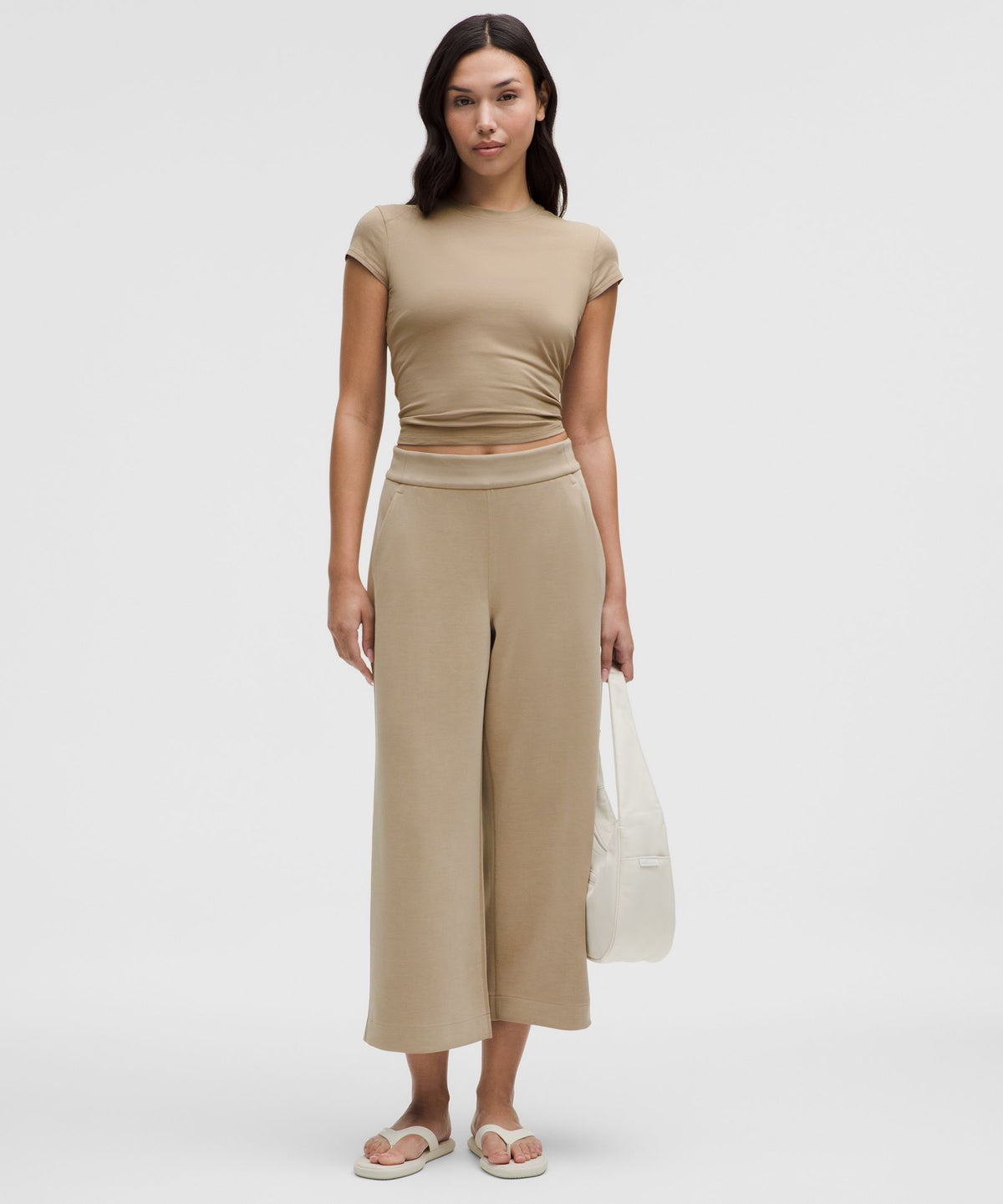 Softstreme High-Rise Wide-Leg Cropped Pant