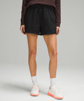 Cinchable Waist High-Rise Woven Short 3.5"