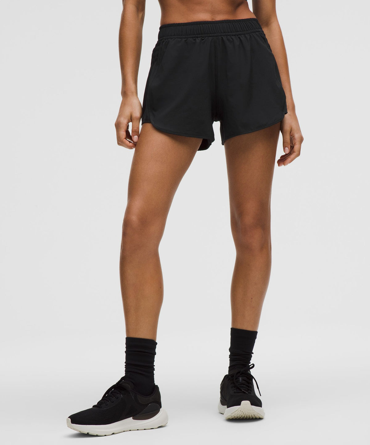 Ruched-Side High-Rise Short 3"
