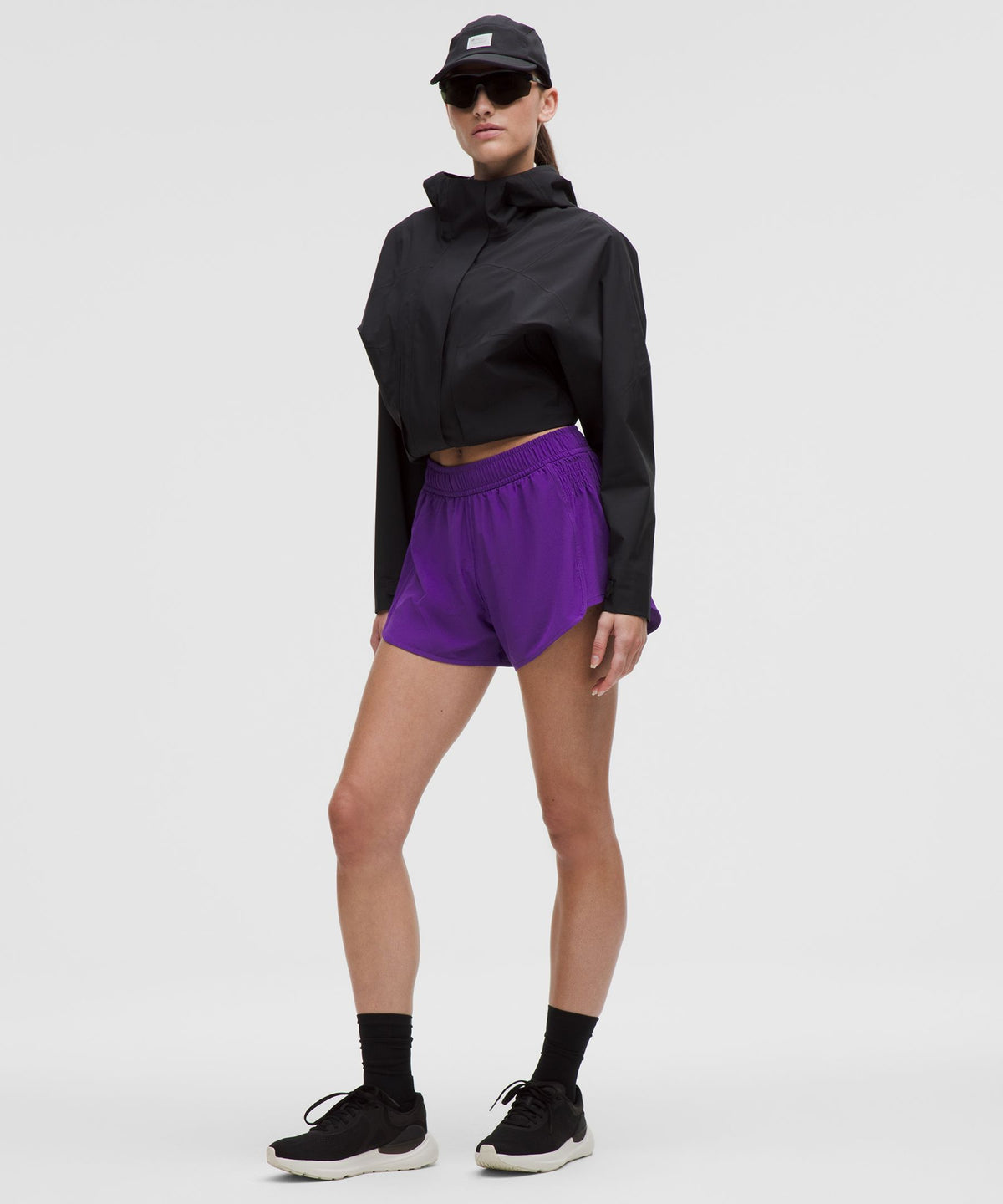 Ruched-Side High-Rise Short 3"