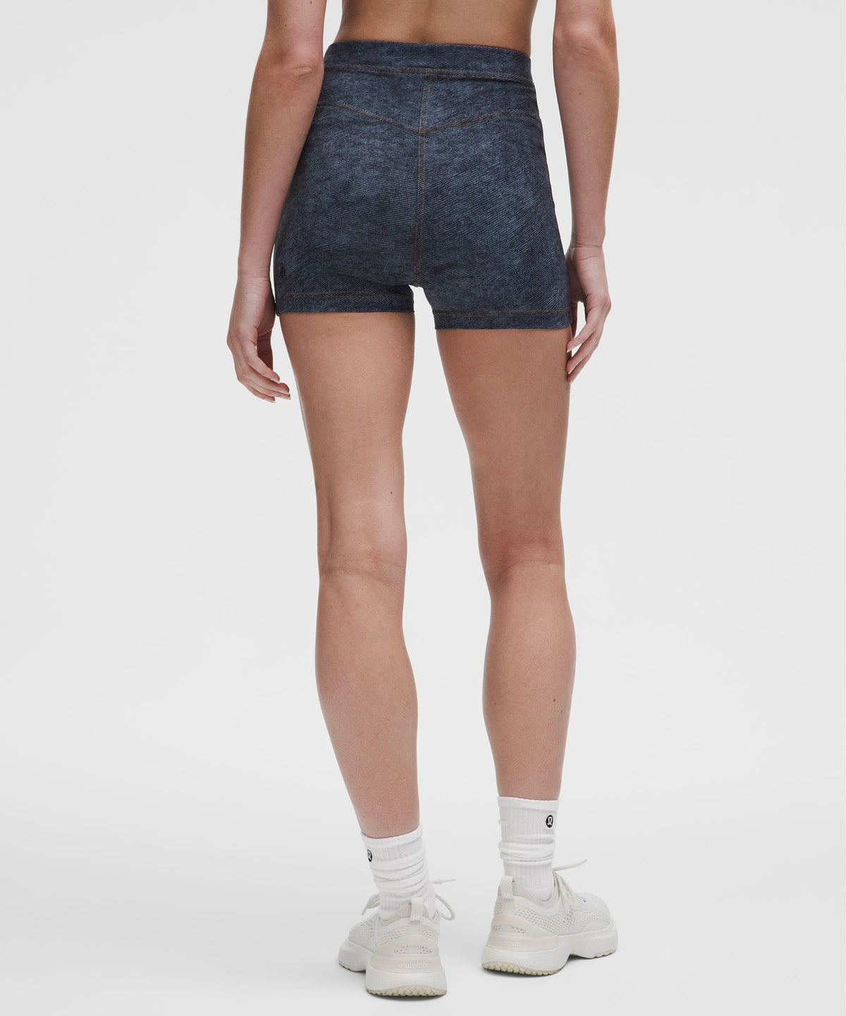 Everlux Denim-Print Short 3"Denim Dreams Set