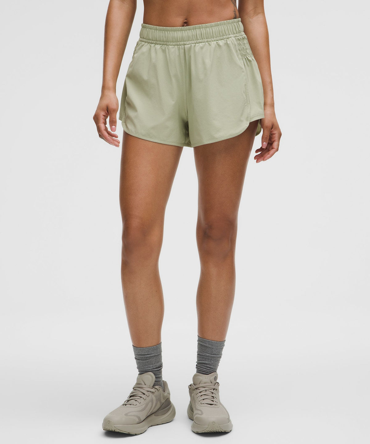 Ruched-Side High-Rise Short 3"