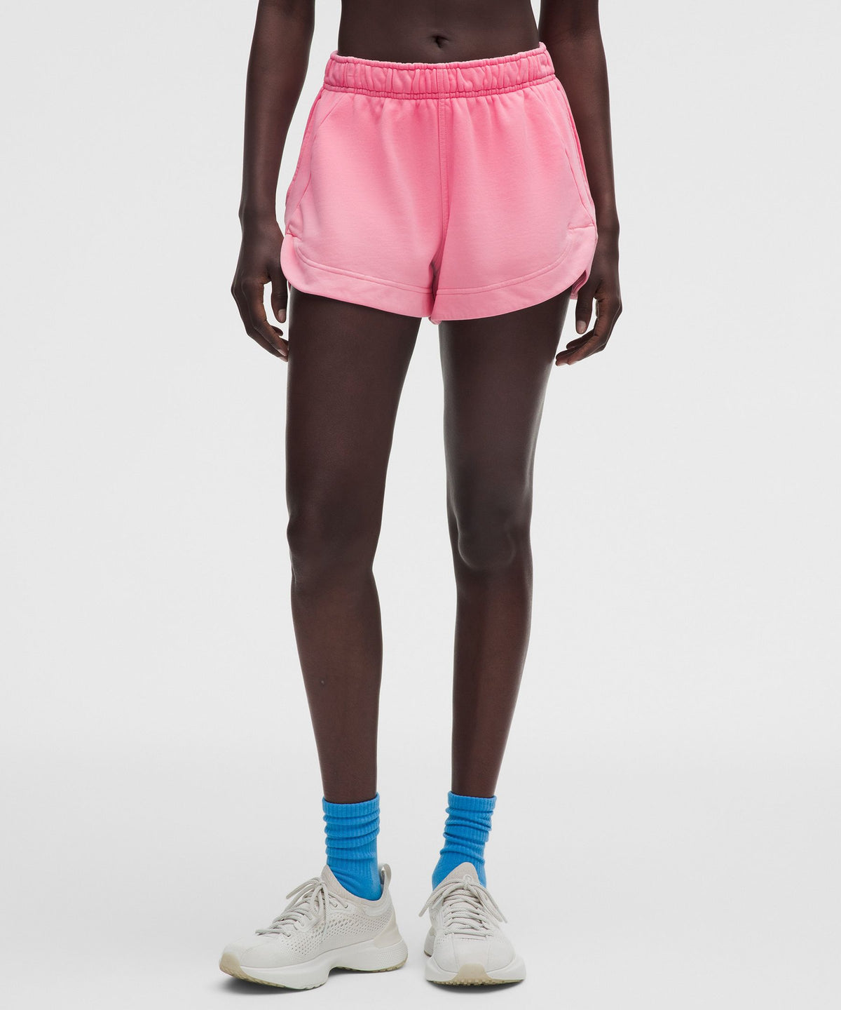 Scuba Oversized Mid-Rise Dolphin-Hem Short 3"Wash