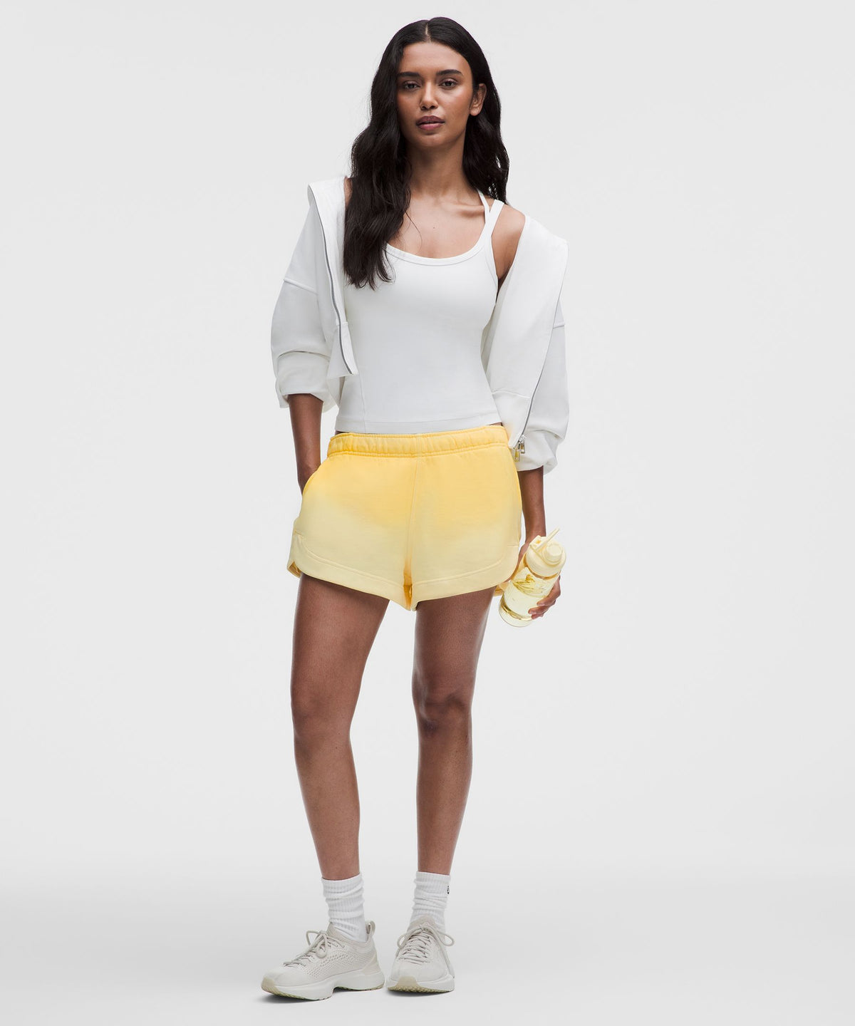 Scuba Oversized Mid-Rise Dolphin-Hem Short 3"Wash