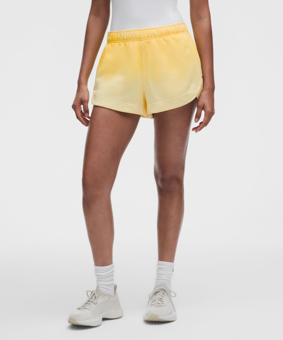 Scuba Oversized Mid-Rise Dolphin-Hem Short 3"Wash