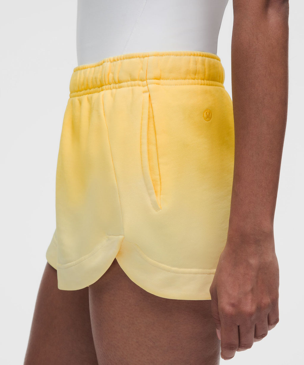 Scuba Oversized Mid-Rise Dolphin-Hem Short 3"Wash