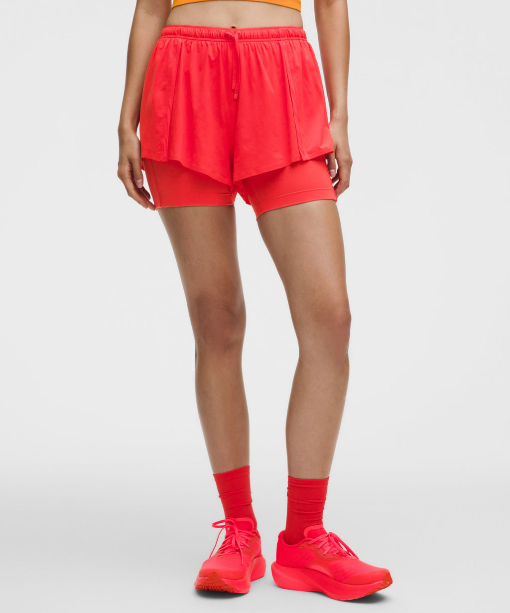 Lightweight 2-in-1 Running High-Rise Short