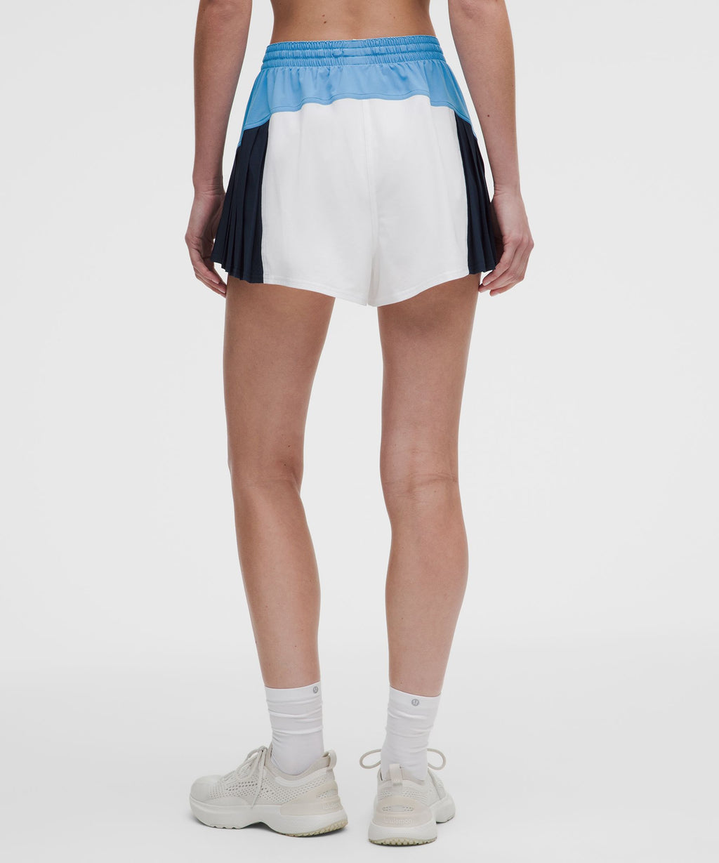 Court Champ Side-Pleat High-Rise Tennis Short 3"