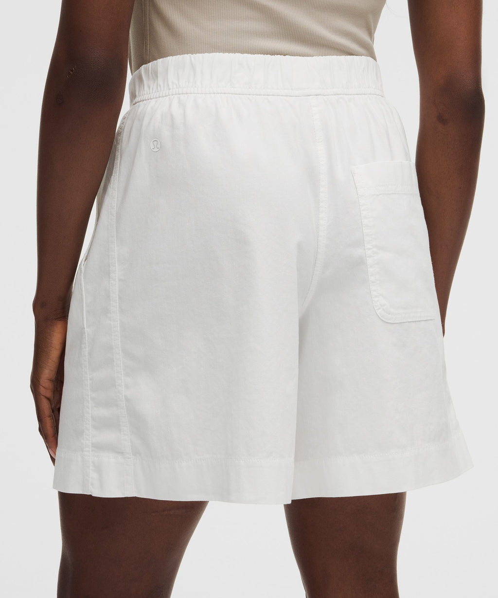 LuluLinen High-Rise Relaxed-Fit Short 7"